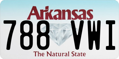 AR license plate 788VWI