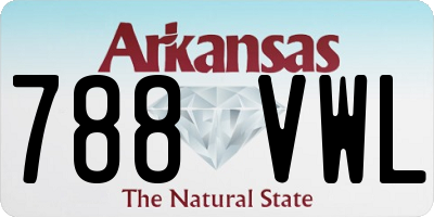 AR license plate 788VWL