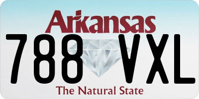 AR license plate 788VXL