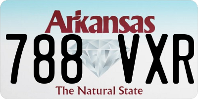 AR license plate 788VXR