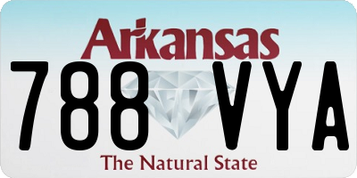 AR license plate 788VYA