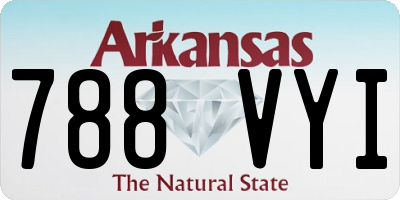 AR license plate 788VYI