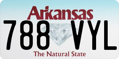 AR license plate 788VYL