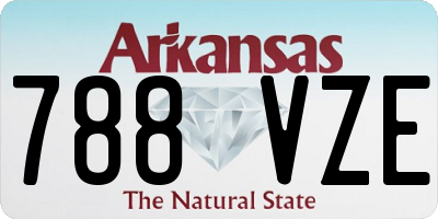 AR license plate 788VZE