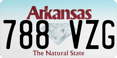 AR license plate 788VZG