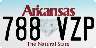 AR license plate 788VZP