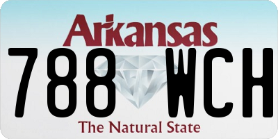AR license plate 788WCH