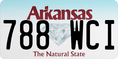 AR license plate 788WCI