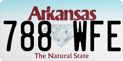 AR license plate 788WFE