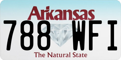 AR license plate 788WFI
