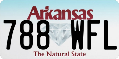 AR license plate 788WFL