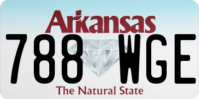 AR license plate 788WGE