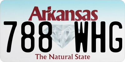 AR license plate 788WHG