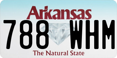 AR license plate 788WHM