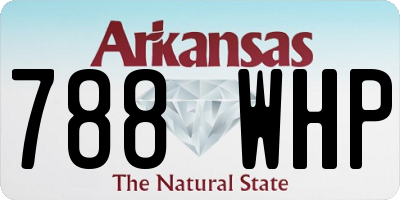 AR license plate 788WHP