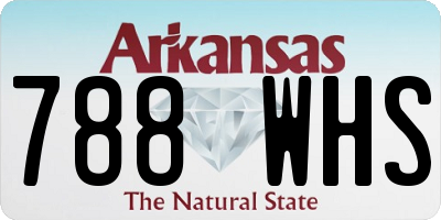 AR license plate 788WHS