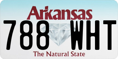 AR license plate 788WHT