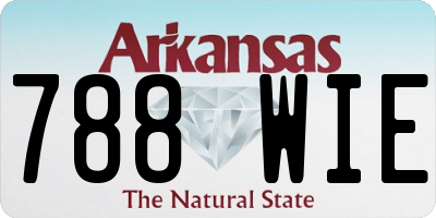AR license plate 788WIE