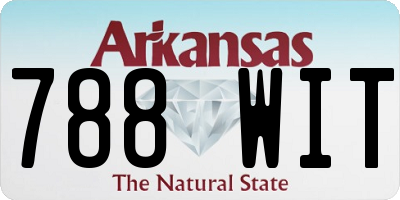 AR license plate 788WIT
