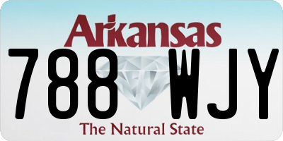 AR license plate 788WJY