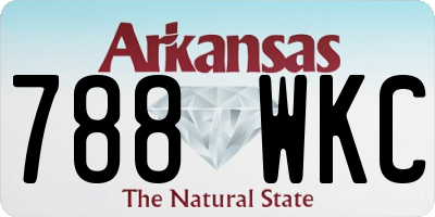 AR license plate 788WKC
