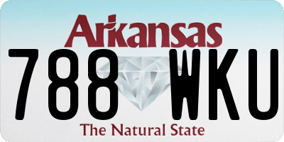 AR license plate 788WKU