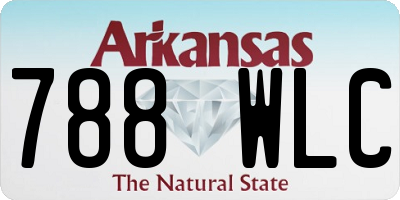 AR license plate 788WLC