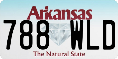 AR license plate 788WLD