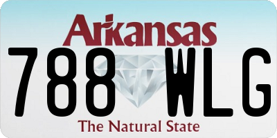 AR license plate 788WLG