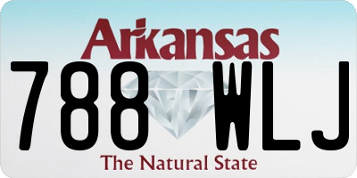 AR license plate 788WLJ