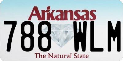 AR license plate 788WLM