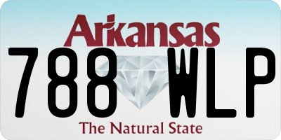 AR license plate 788WLP