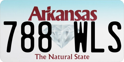 AR license plate 788WLS