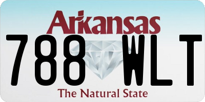 AR license plate 788WLT