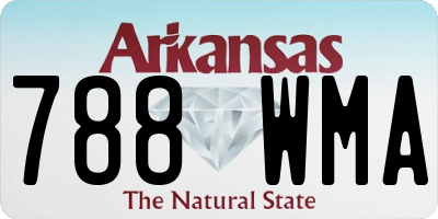 AR license plate 788WMA