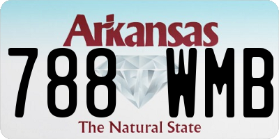 AR license plate 788WMB