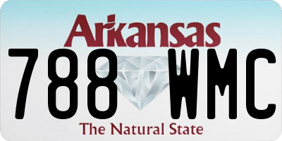 AR license plate 788WMC
