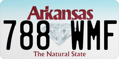 AR license plate 788WMF