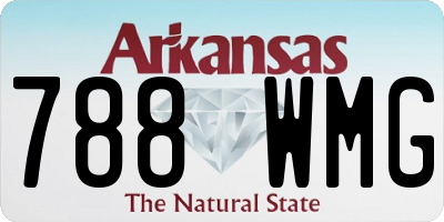 AR license plate 788WMG