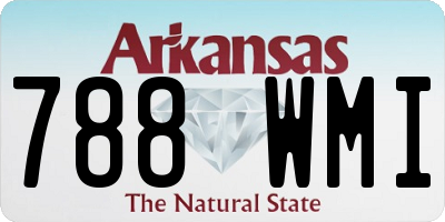 AR license plate 788WMI