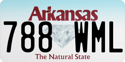 AR license plate 788WML