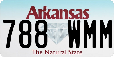 AR license plate 788WMM