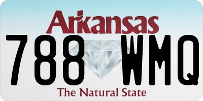 AR license plate 788WMQ