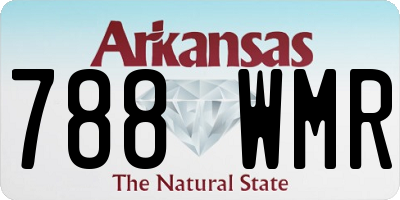 AR license plate 788WMR