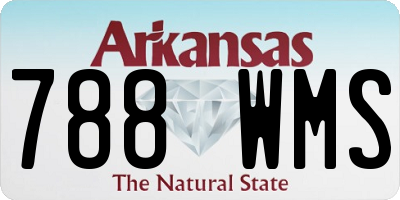 AR license plate 788WMS
