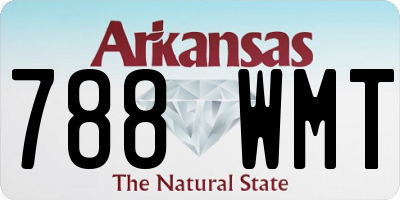 AR license plate 788WMT