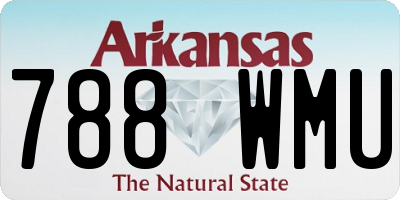 AR license plate 788WMU