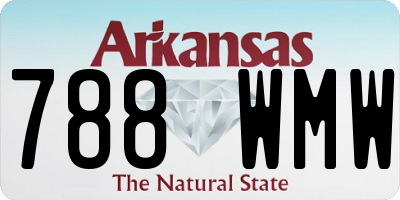 AR license plate 788WMW