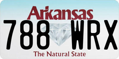 AR license plate 788WRX