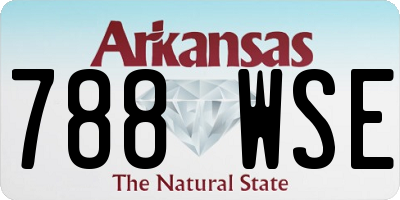 AR license plate 788WSE